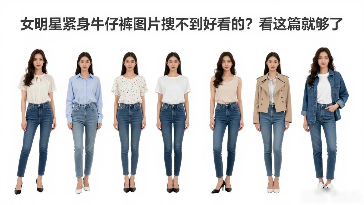 女明星紧身牛仔裤图片搜不到好看的？看这篇就够了