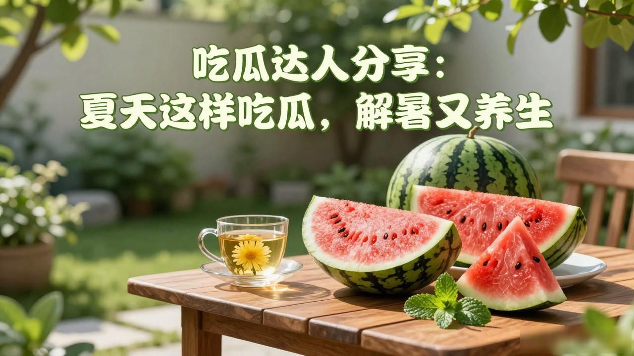 吃瓜达人分享：夏天这样吃瓜，解暑又养生